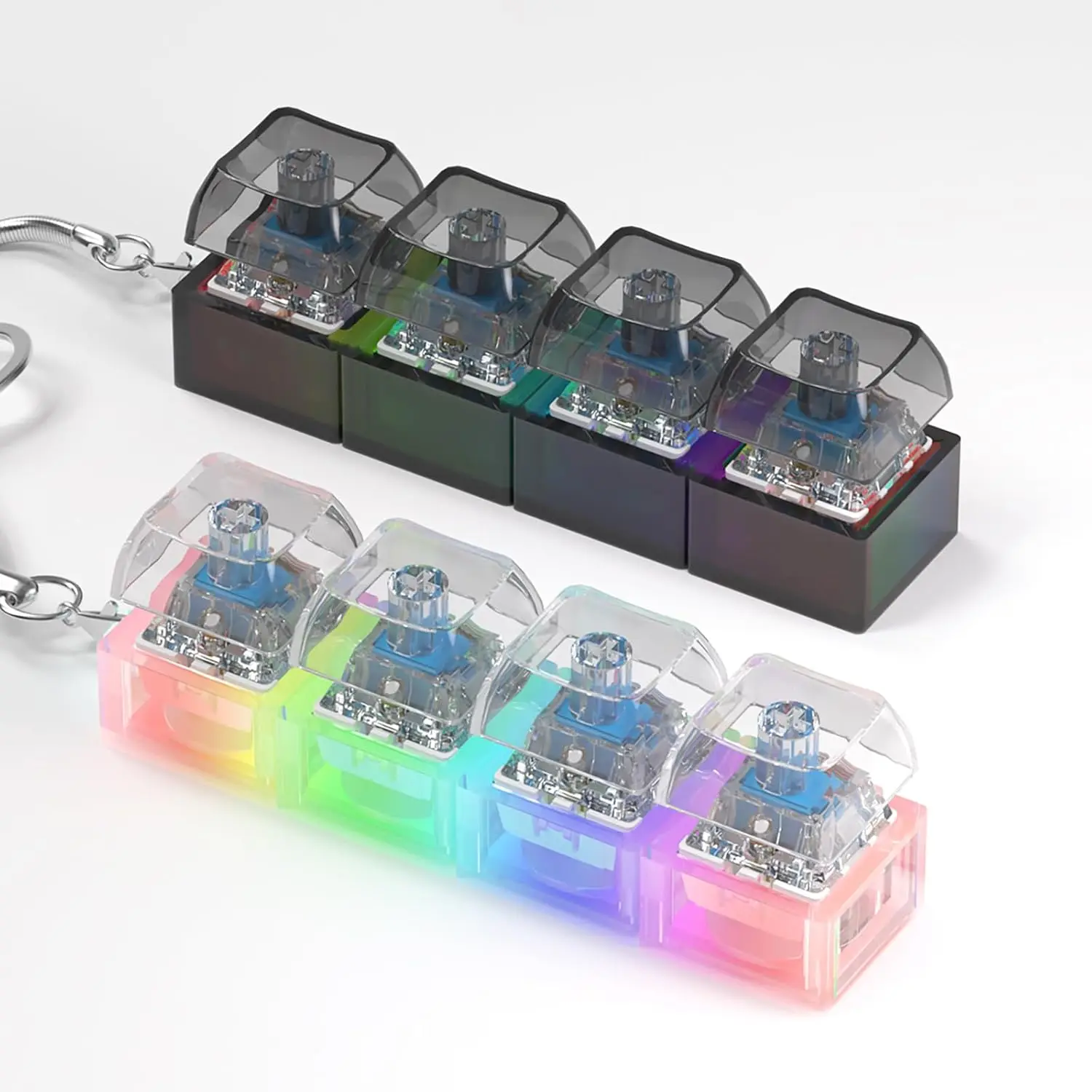 Electronics Gadgets For Kids - Mainan Fidget Gantungan Kunci Keyboard LED