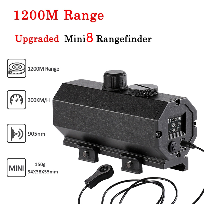 Laser Distance Measure - MINI8 Laser pengukur jarak 1200m, perangkat