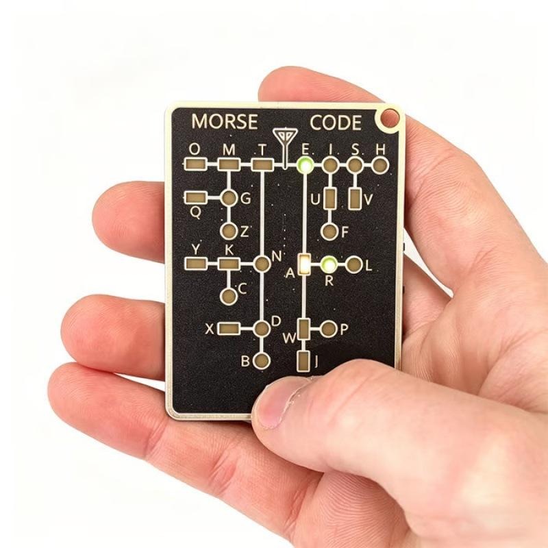 Electronics And Gadgets With Y - Kartu Pelatihan Kode Morse Portabel yang