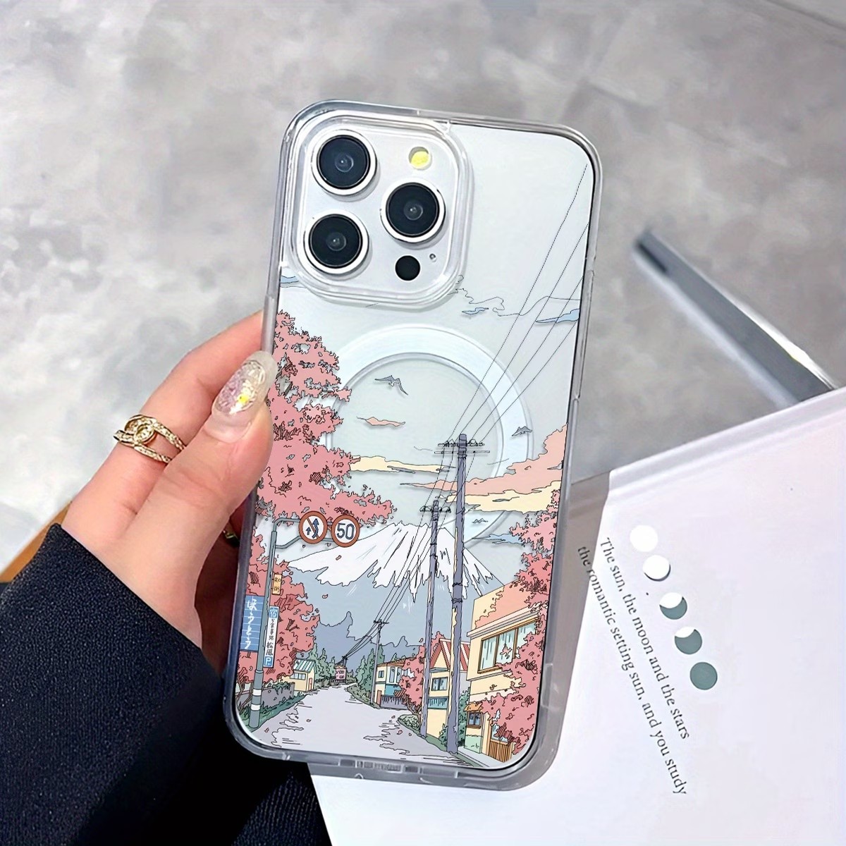 Casing Ponsel Motif Bunga Saku - Apple Iphone 16 ulasan dan harga
