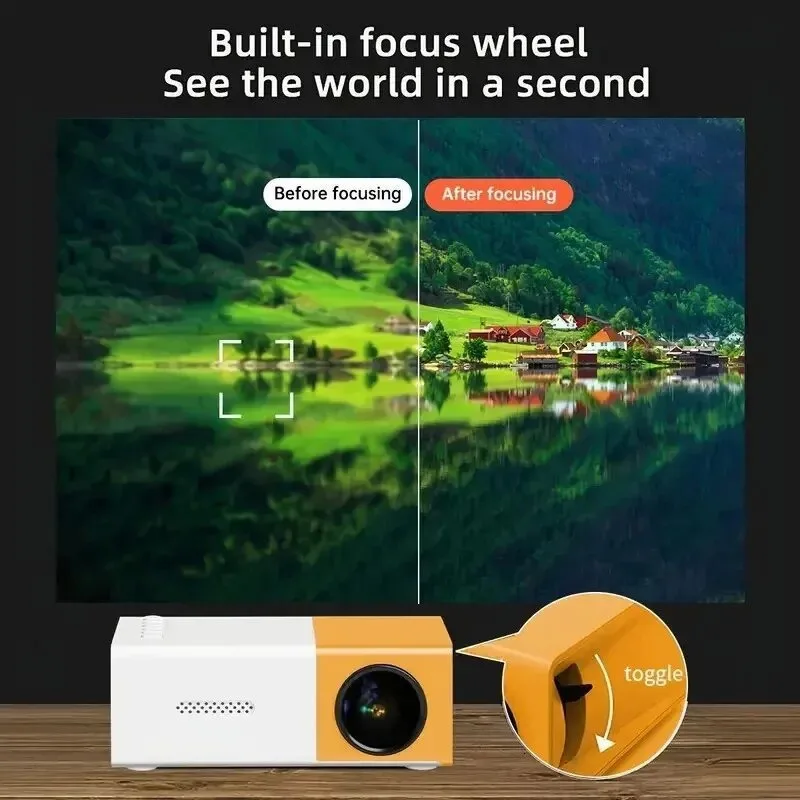 Proyektor TV Portabel 110V-220 - Mini Projector Portable ulasan dan harga