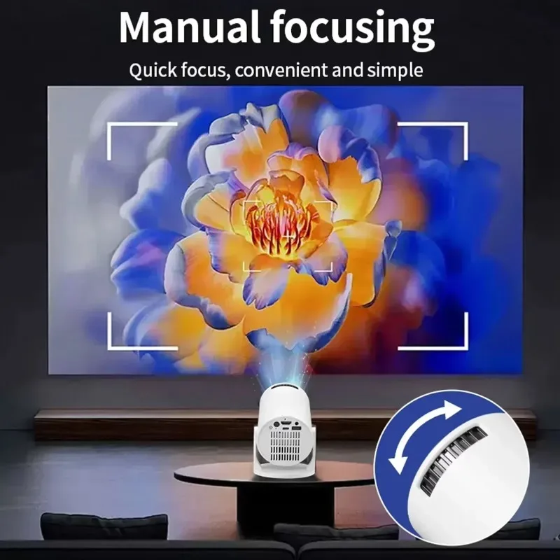 Proyektor Baru 2026 4K Android - Mini Projector Portable ulasan dan harga