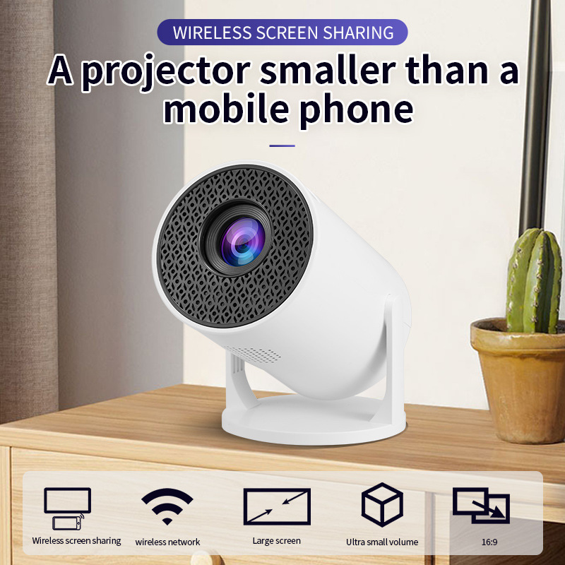 Proyektor Video Mini Pintar 4K - Mini Projector Portable ulasan dan harga
