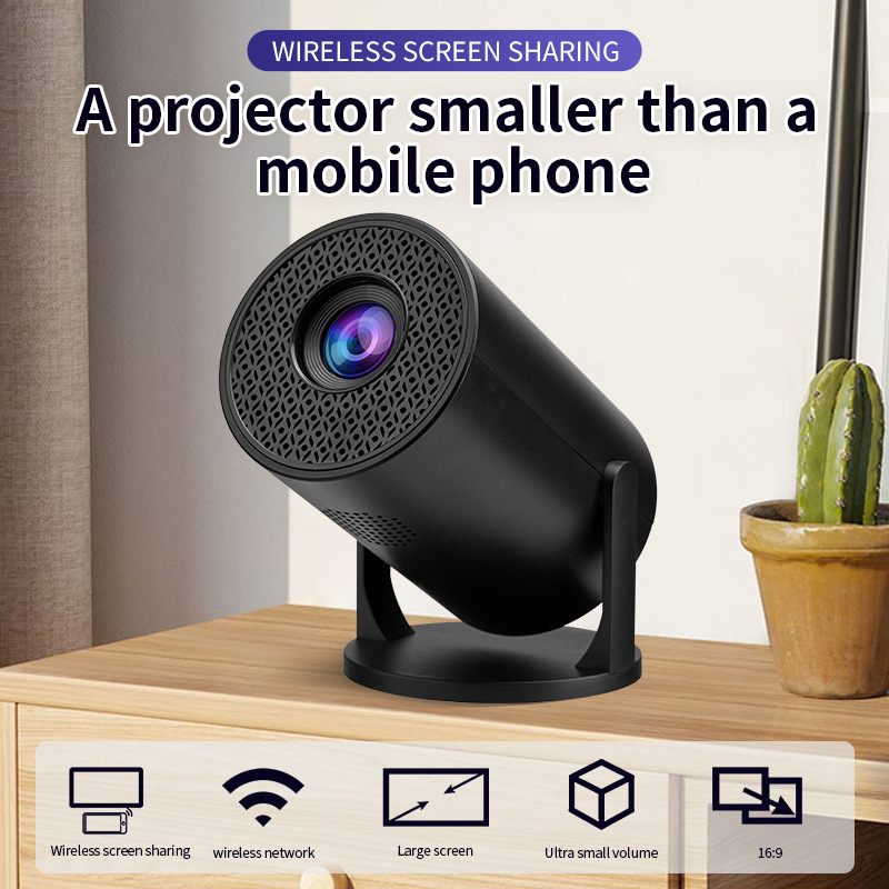 Proyektor Video Mini Pintar 4K - Mini Projector Portable ulasan dan harga
