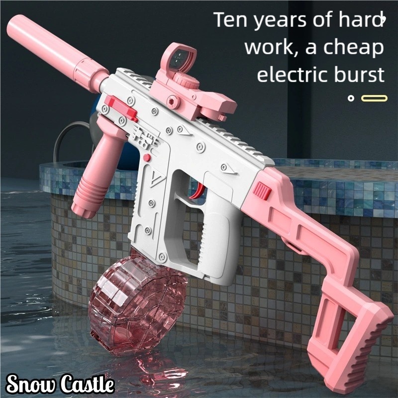 Pistol Air Listrik Putih/Biru, - Electronics Gadgets For Kids ulasan dan harga