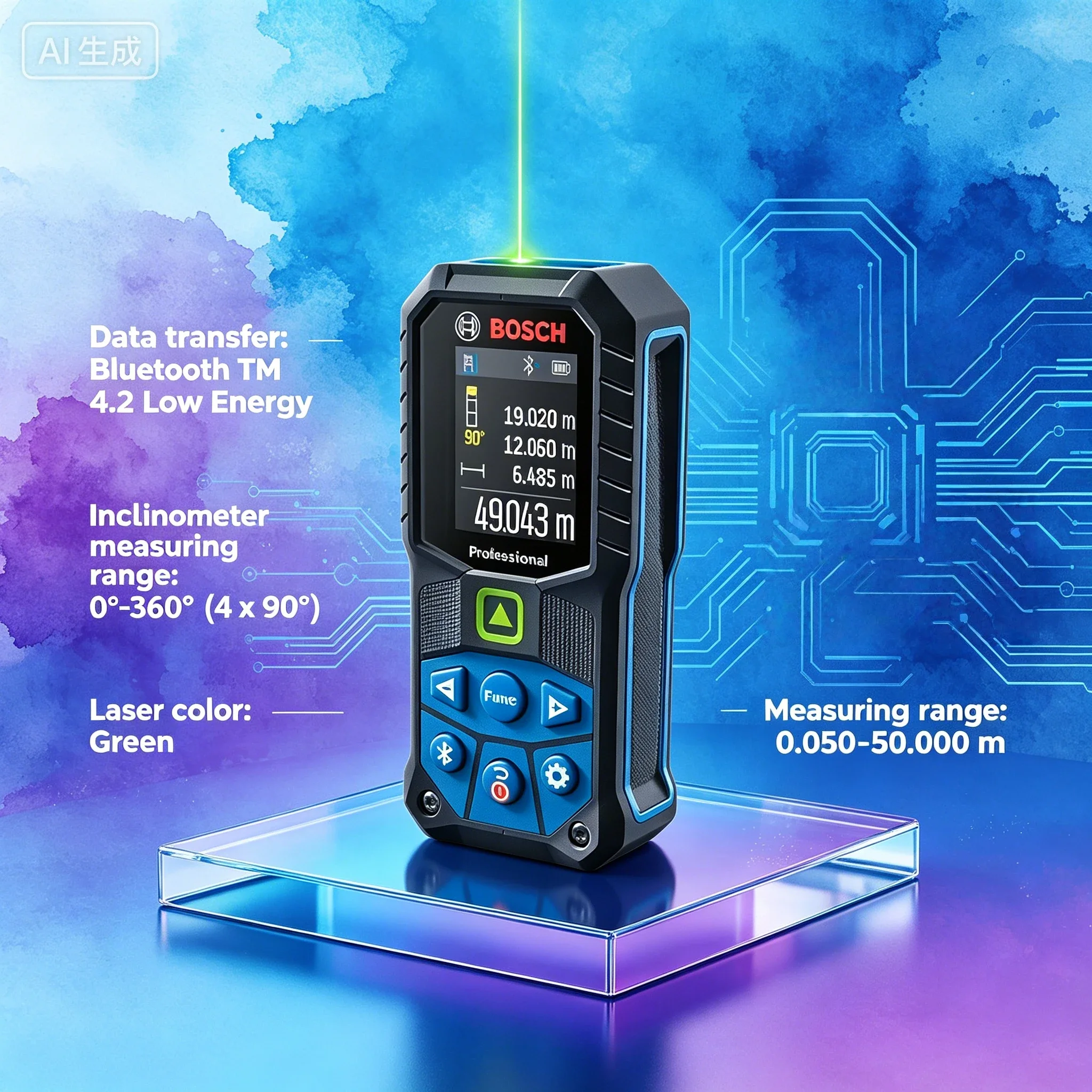 Bosch GLM 50-27 CG Pengukur Ja - Laser Distance Measure ulasan dan harga