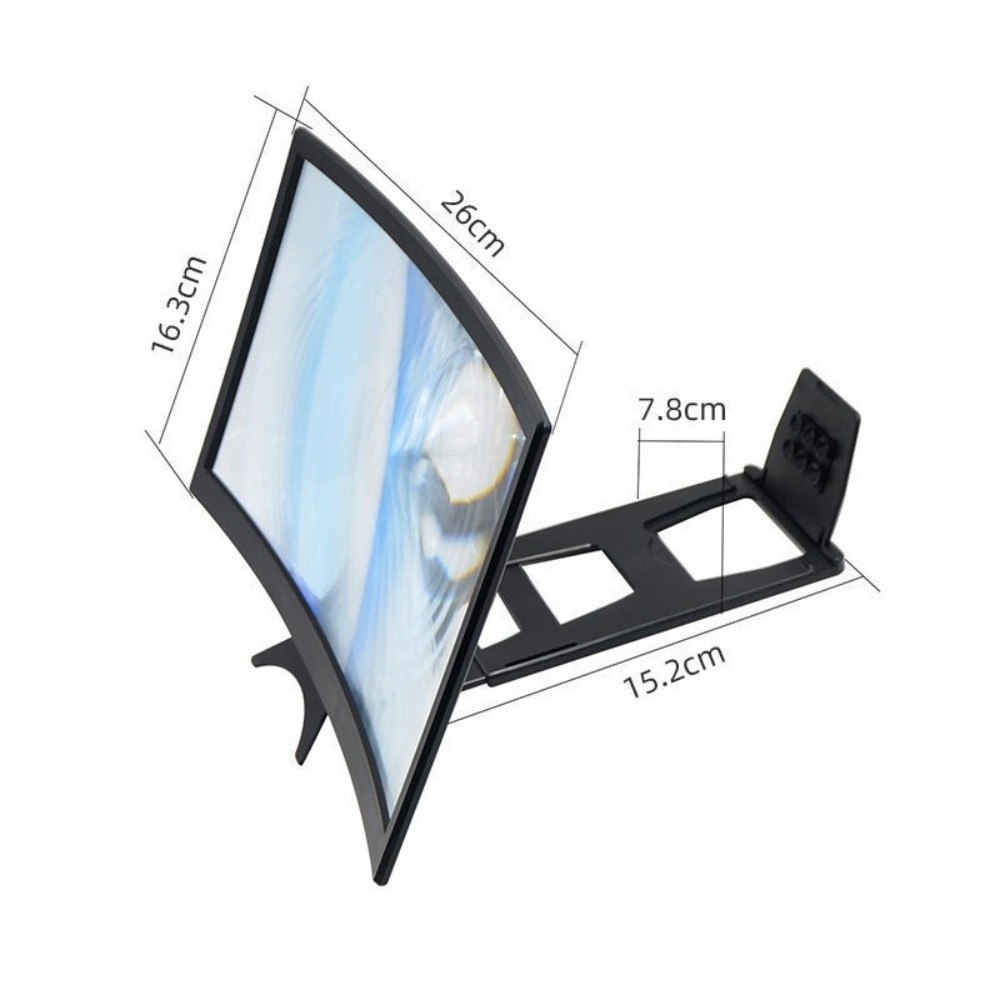 Braket Pembesar Layar 3D 12 In - Mini Projector Portable ulasan dan harga