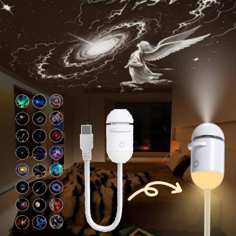 Proyektor Bintang Galaksi Lamp - Mini Projector Portable ulasan dan harga